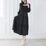 デコルテオープンワンピース