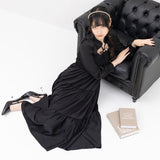 デコルテオープンワンピース