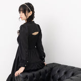 デコルテオープンワンピース