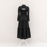 デコルテオープンワンピース