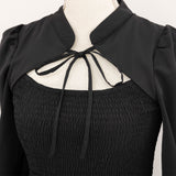 デコルテオープンワンピース