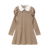 ミニチェックレトロワンピース