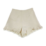 裾フレアショートパンツ