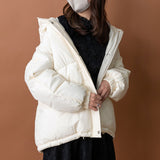 オーバーサイズフードダウンジャケット