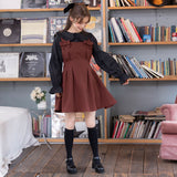 ダブルリボンジャンスカワンピース