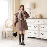 ふわほわフリンジマフラー