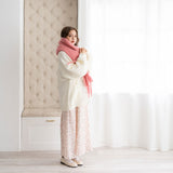 ふわほわフリンジマフラー