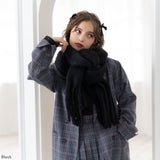 ふわほわフリンジマフラー