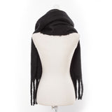 ふわほわフリンジマフラー