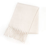 ふわほわフリンジマフラー