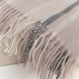 チェック柄ガーリーストール