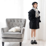 チェック柄ガーリーストール