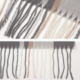 チェック柄ガーリーストール