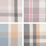 チェック柄ガーリーストール