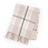 チェック柄ガーリーストール