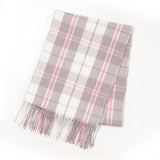 チェック柄ガーリーストール