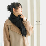カラバリ大判無地ストール