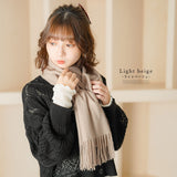 カラバリ大判無地ストール