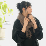 カラバリ大判無地ストール