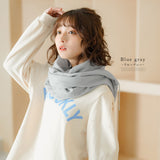 カラバリ大判無地ストール