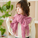 カラバリ大判無地ストール