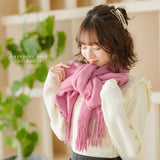 カラバリ大判無地ストール