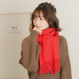 カラバリ大判無地ストール