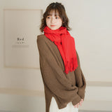 カラバリ大判無地ストール