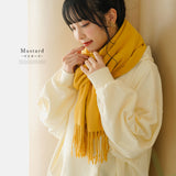 カラバリ大判無地ストール