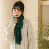 カラバリ大判無地ストール
