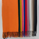 カラバリ大判無地ストール