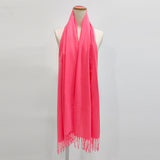 カラバリ大判無地ストール