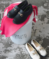 トラックソールビットローファー