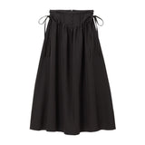 コルセット風サイドレースアップロングスカート