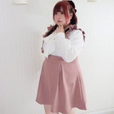 レイヤード風ボウタイリボンジャンスカワンピース