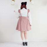 レイヤード風ボウタイリボンジャンスカワンピース