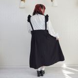 レイヤード風ボウタイリボンジャンスカワンピース