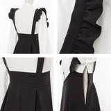 レイヤード風ボウタイリボンジャンスカワンピース