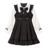 キラキラハートクロスベルトワンピース