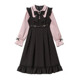 キラキラハートクロスベルトワンピース