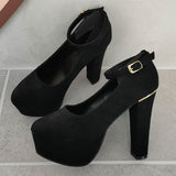 12cmヒールゴールドアクセント美脚パンプス 【ギャル】【大きいサイズ有】