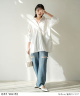 バックギャザードロストスリーブシャツ