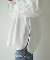 バックギャザードロストスリーブシャツ