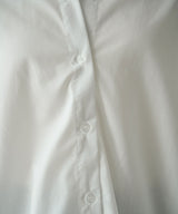 バックギャザードロストスリーブシャツ