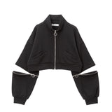 選べるデザインジップショートパーカー