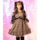 ビジューハート3連ピアス