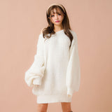 パールビジューフープピアス