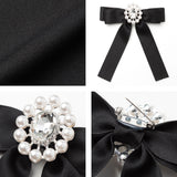 ハイネックカフスレースアップブラウス