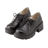 レースアップタンクソールシューズ