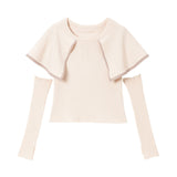 Dressyケープトップス【ニット】